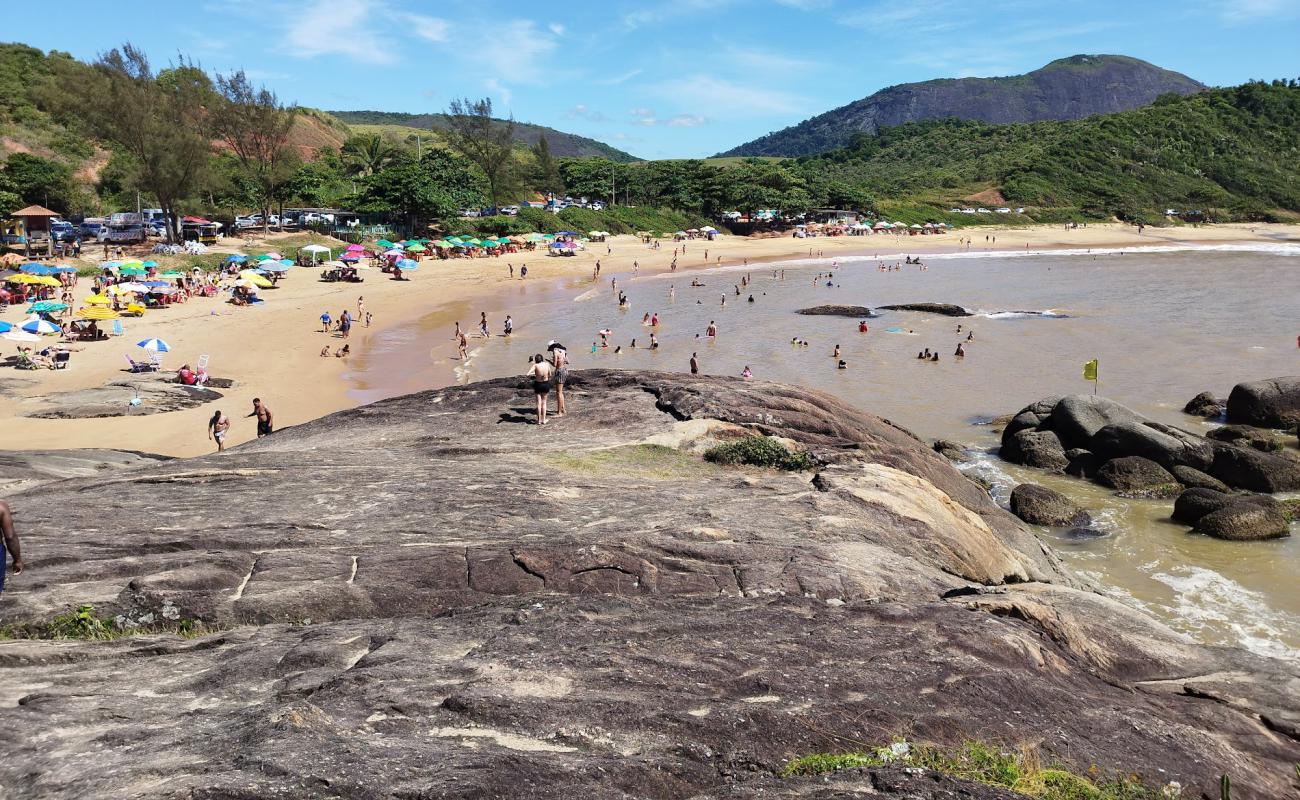 Praia da Gamboa'in fotoğrafı açık bej kum yüzey ile