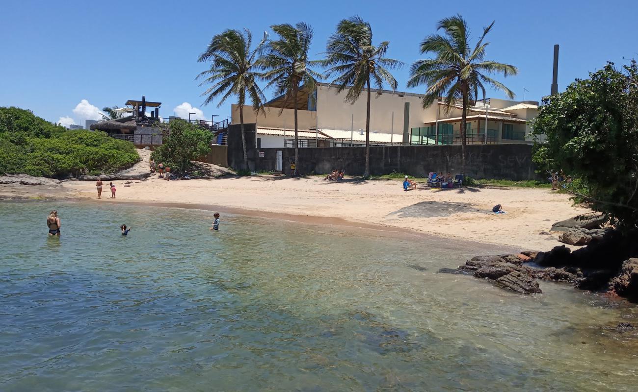 Praia dos Bairristas'in fotoğrafı açık bej kum yüzey ile