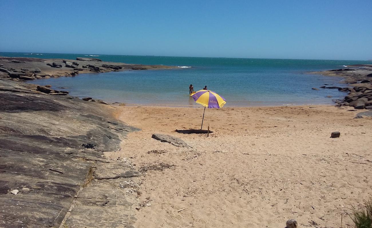 Praia dos Bremen'in fotoğrafı açık bej kum yüzey ile