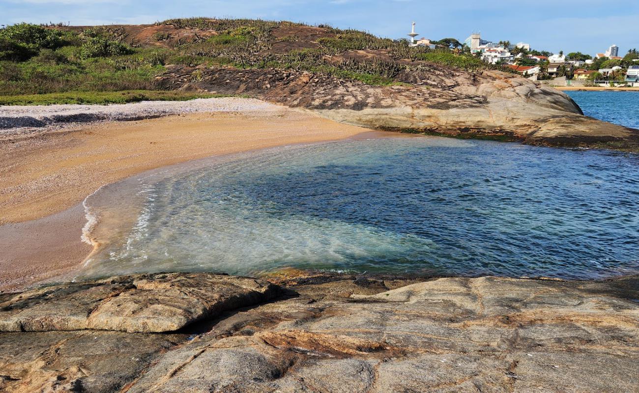 Ilha da Galheta de Dentro Besch'in fotoğrafı bej kabuklu kum yüzey ile