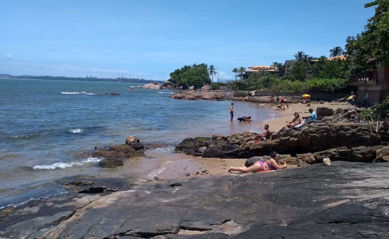 Prainha do Meio'in fotoğrafı açık bej kum yüzey ile