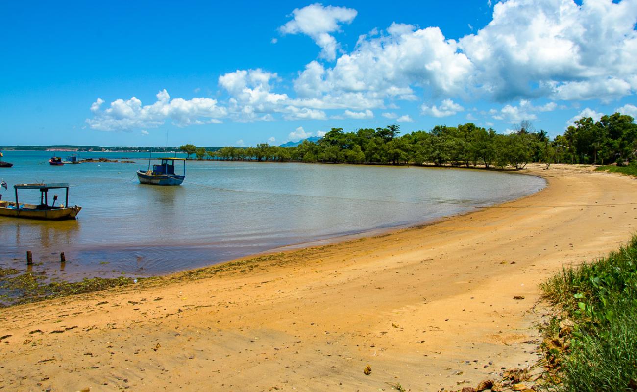 Praia Porto da Lama'in fotoğrafı açık bej kum yüzey ile