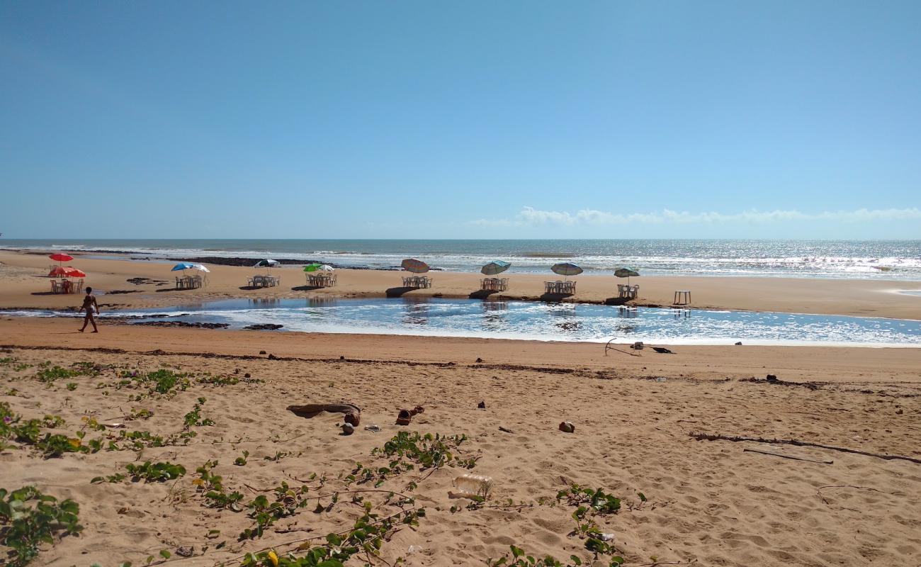 Praia do Riacho Doce'in fotoğrafı açık bej kum yüzey ile