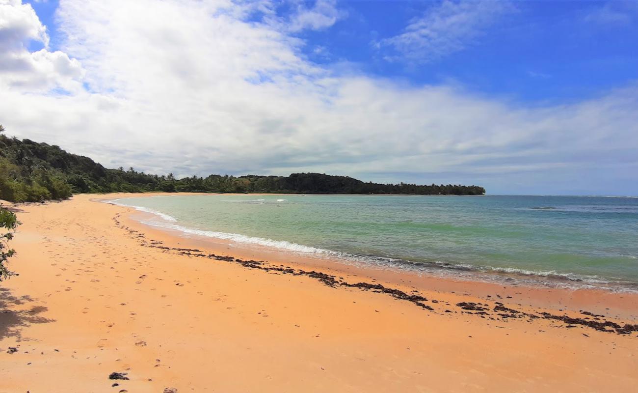 Praia de Jacuma'in fotoğrafı açık bej kum yüzey ile