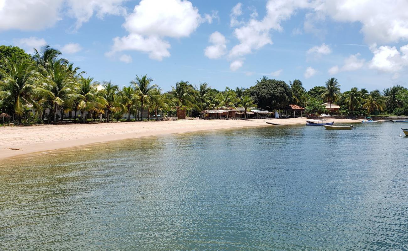 Porto De Campinho Beach'in fotoğrafı açık bej kum yüzey ile