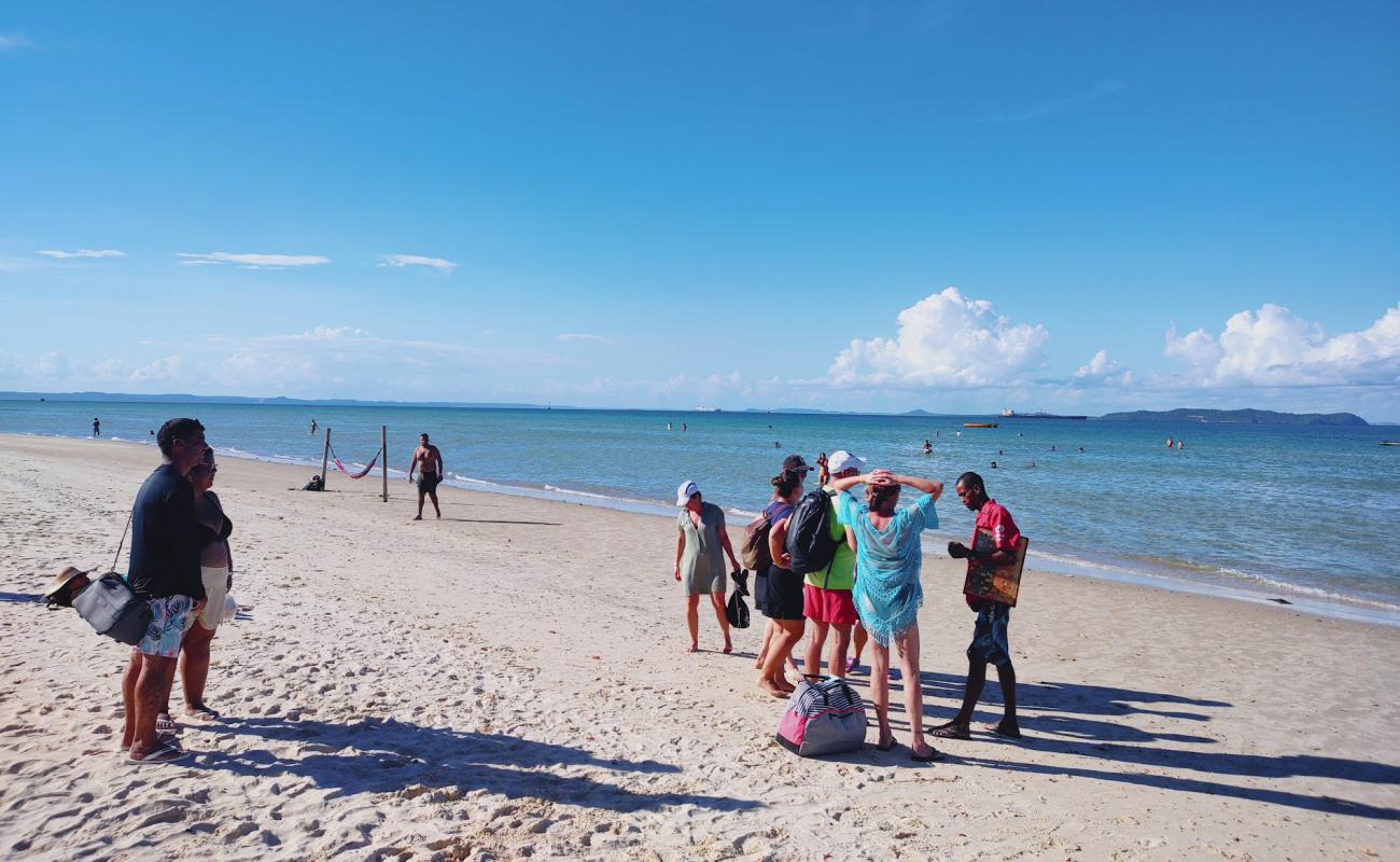 Playa De Itaparica'in fotoğrafı açık bej kum yüzey ile