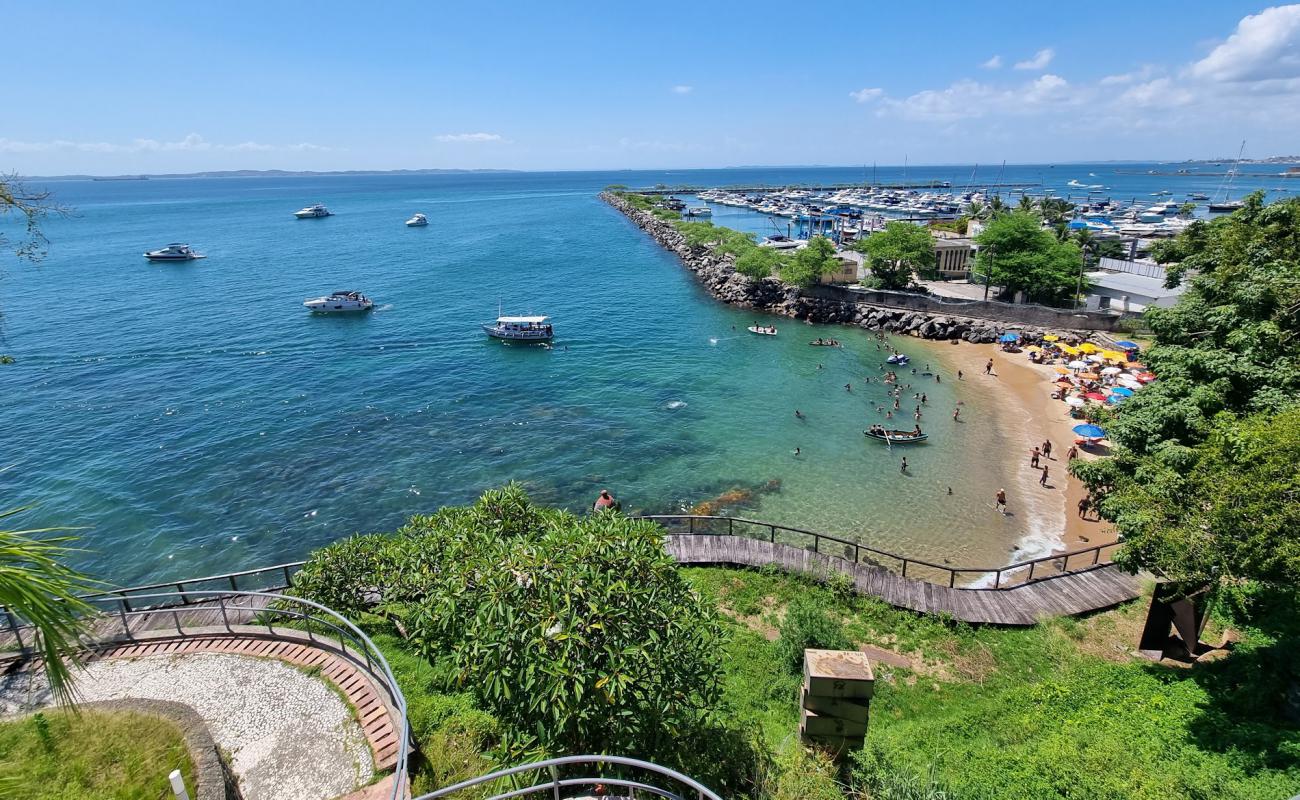 Praia do MAM'in fotoğrafı açık bej kum yüzey ile