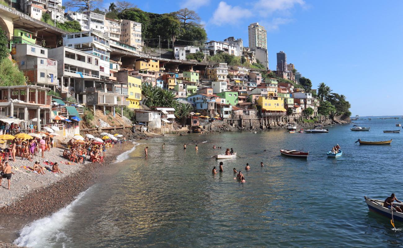 Praia da Gamboa'in fotoğrafı gri kum ve çakıllar yüzey ile