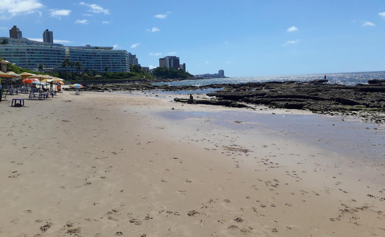 Praia da Pedra Alta'in fotoğrafı açık bej kum yüzey ile