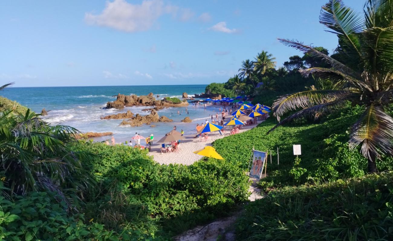 Praia Naturista de Tambaba'in fotoğrafı açık bej kum yüzey ile