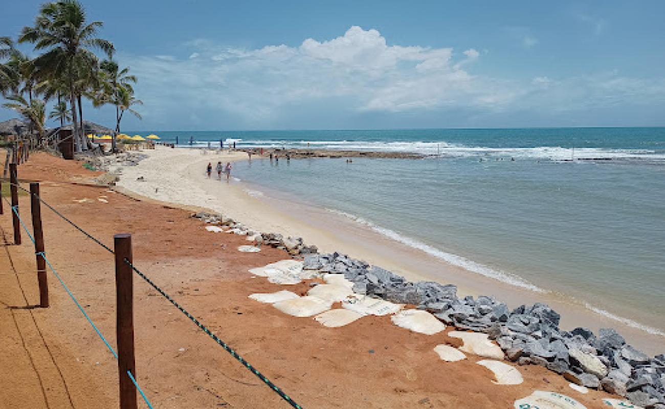 Praia do Barao'in fotoğrafı açık bej kum yüzey ile