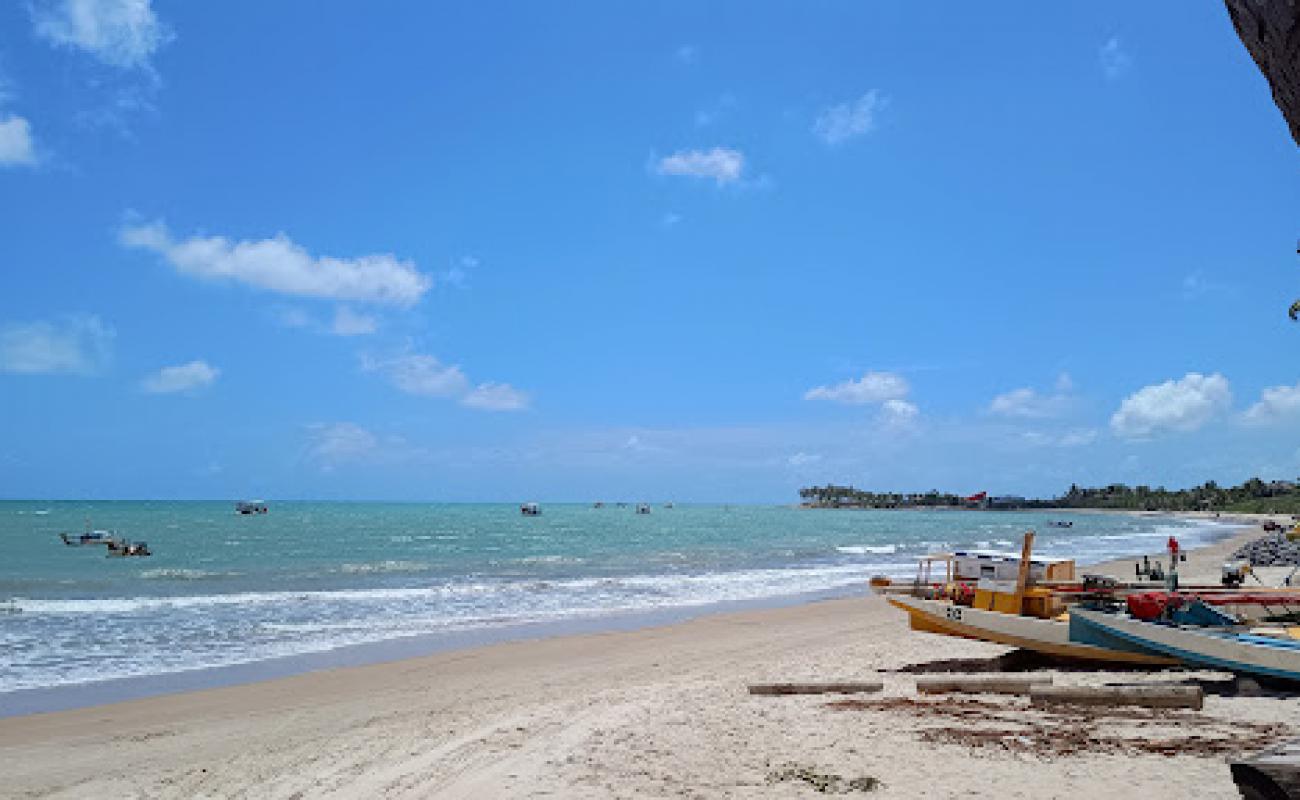 Praia de Maracajau'in fotoğrafı açık bej kum yüzey ile