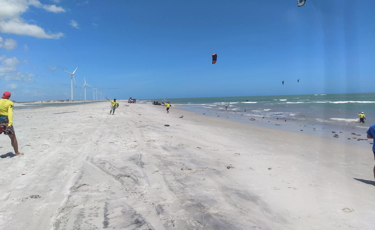 Praia do Minhoto'in fotoğrafı beyaz kum yüzey ile