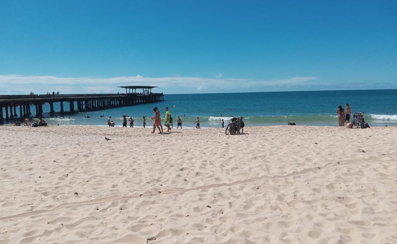 Praia do Poco da Draga'in fotoğrafı açık bej kum yüzey ile