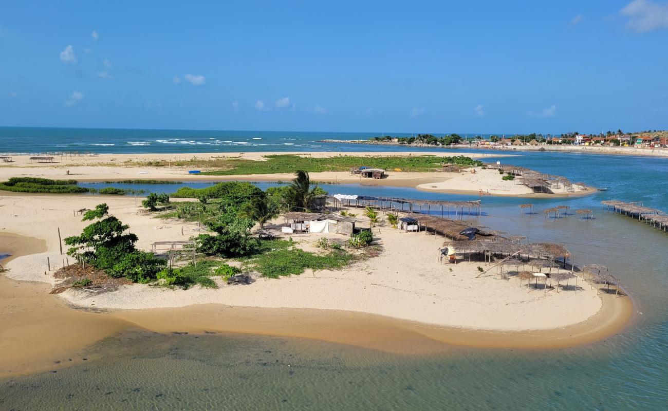 Praia da Barra do Ceara'in fotoğrafı açık bej kum yüzey ile