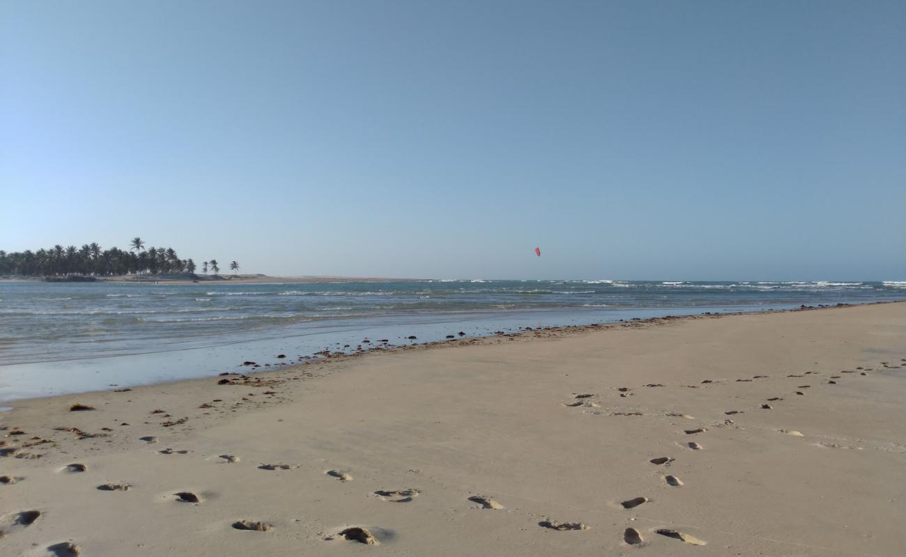 Praia de Capim Acu'in fotoğrafı açık bej kum yüzey ile