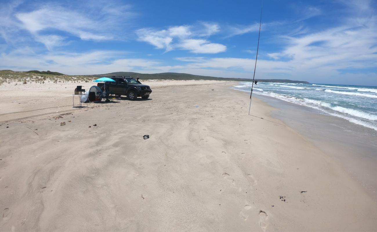 Plage Oued El Abid'in fotoğrafı i̇nce bej kum yüzey ile
