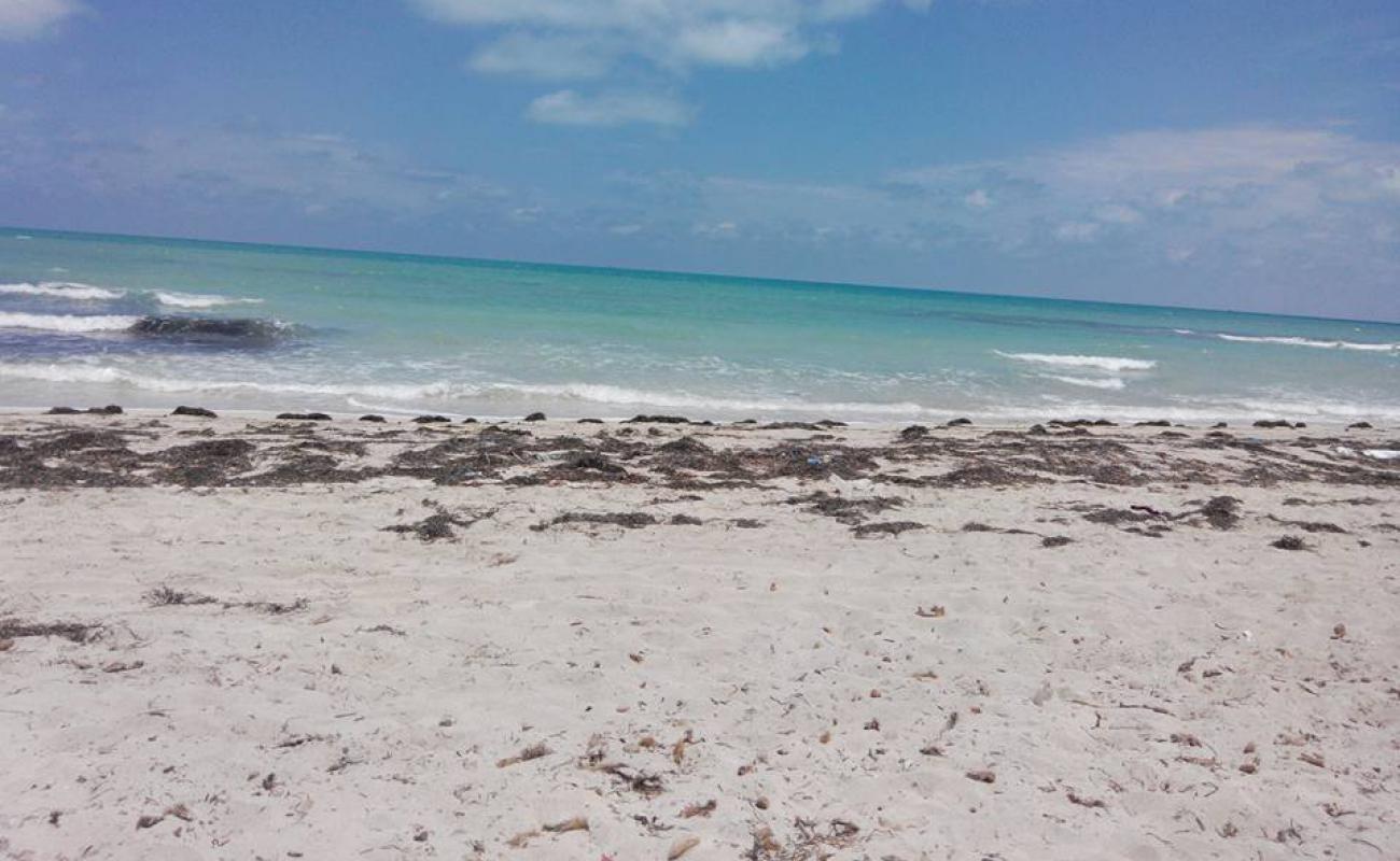 Senia beach'in fotoğrafı beyaz kum yüzey ile