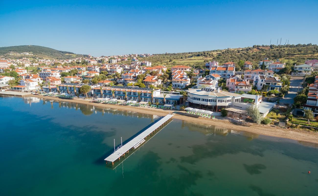 Cunda beach II'in fotoğrafı parlak kum yüzey ile