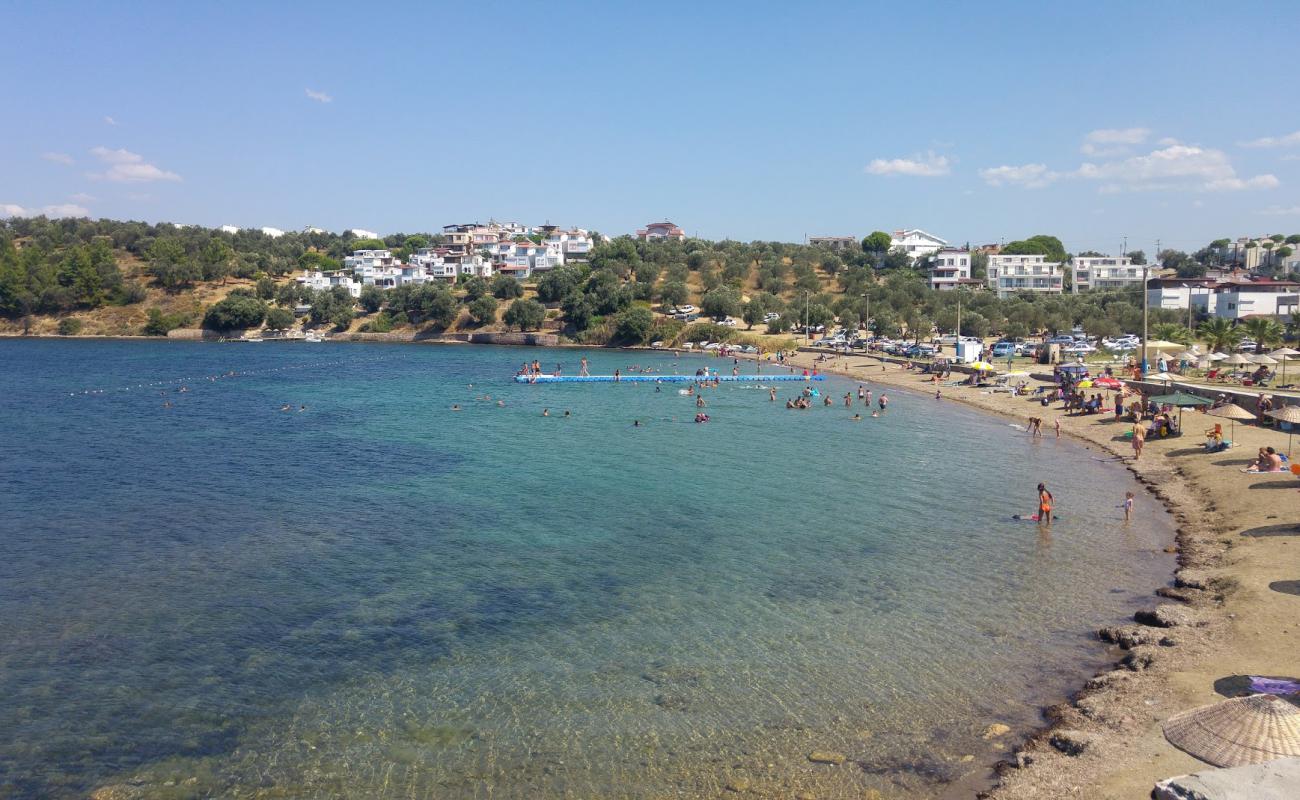 Karaagac beach'in fotoğrafı parlak kum yüzey ile