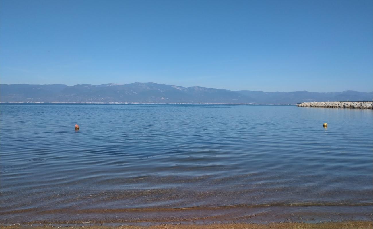 Delicate beach'in fotoğrafı parlak kum yüzey ile