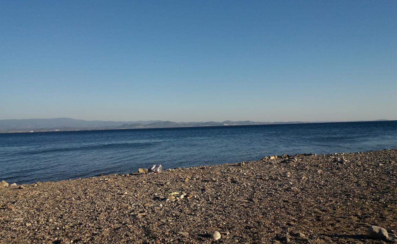 Akcay Camp beach'in fotoğrafı çakıl ile kum yüzey ile