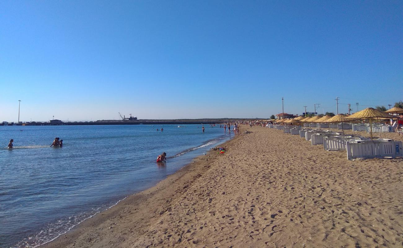 Geyikli Plajı'in fotoğrafı parlak kum yüzey ile