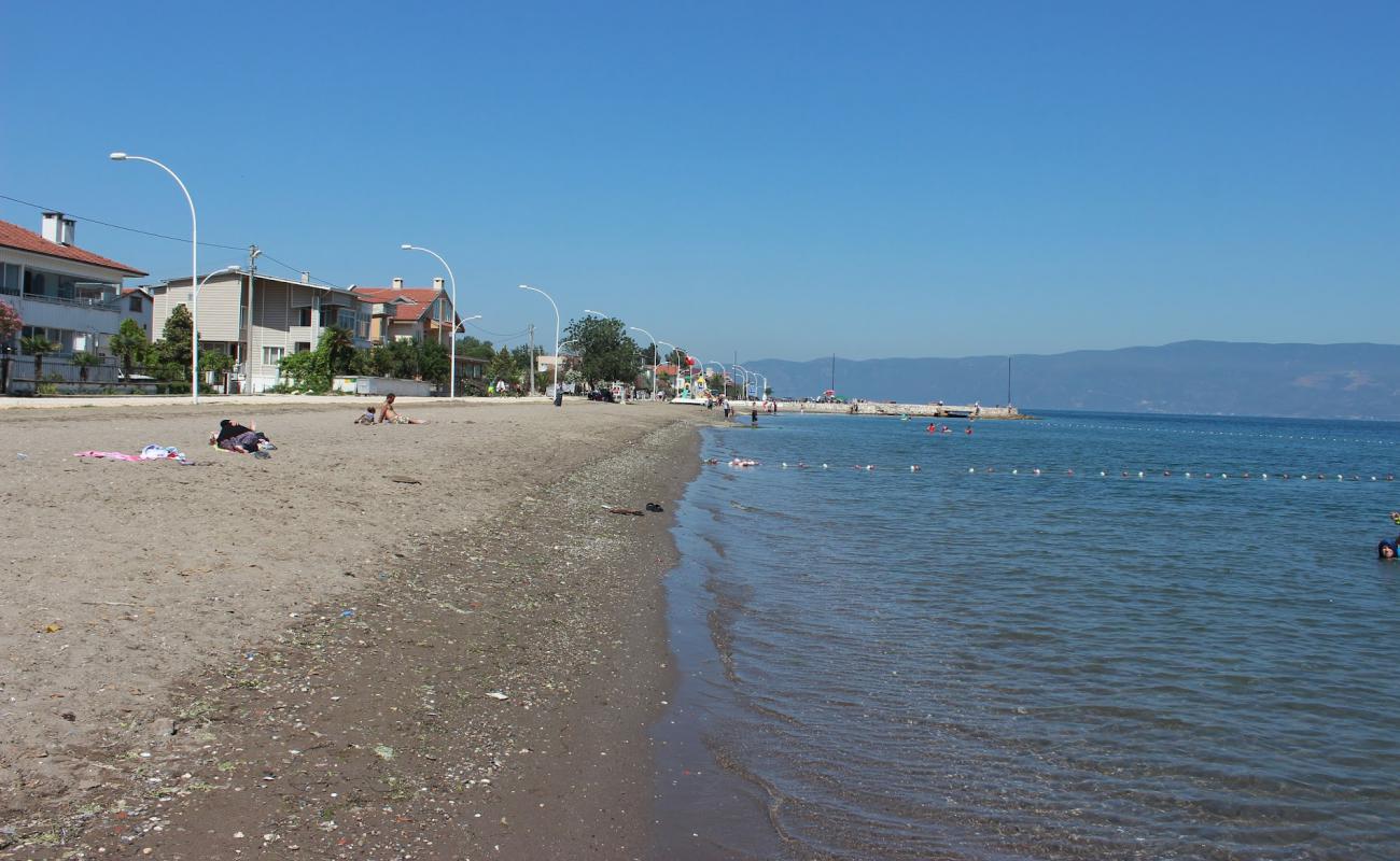Gemsaz beach'in fotoğrafı açık bej kum yüzey ile