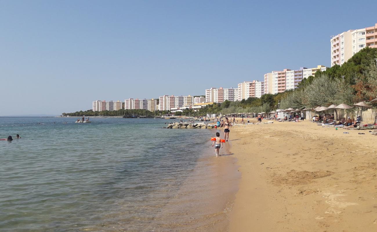 Ihlas Armutlu Tatil Köyü beach'in fotoğrafı açık bej kum yüzey ile