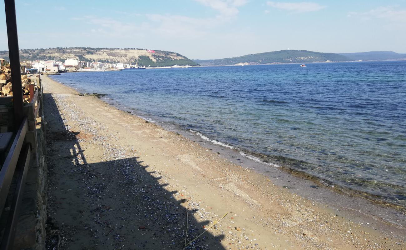 Eceabat beach'in fotoğrafı kahverengi kum yüzey ile