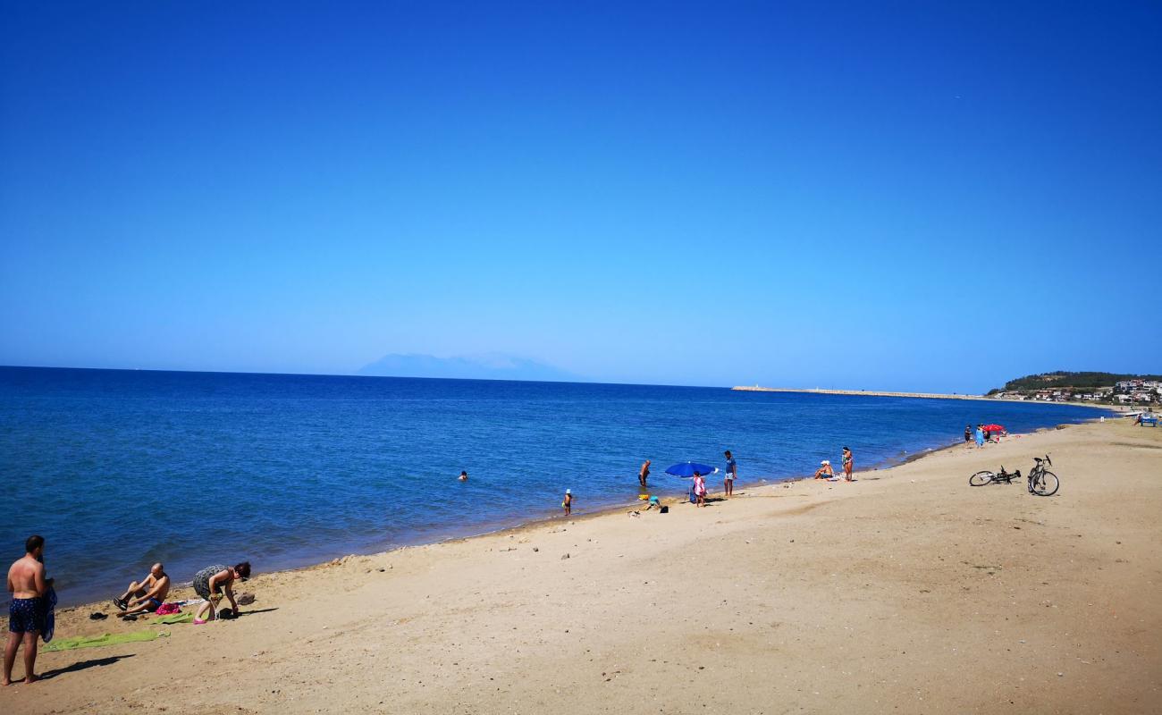 Gulcavus beach'in fotoğrafı parlak ince kum yüzey ile