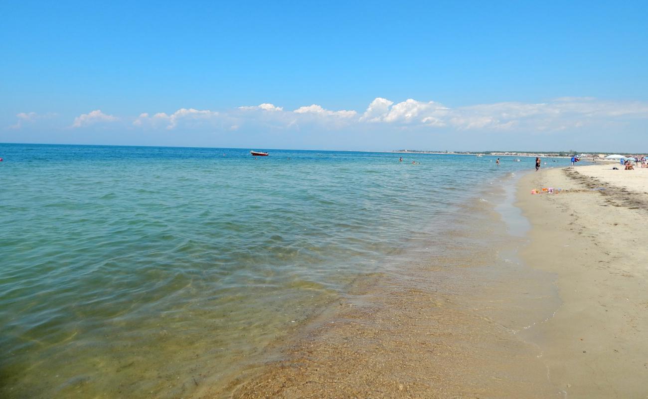 Enez beach'in fotoğrafı parlak kum yüzey ile