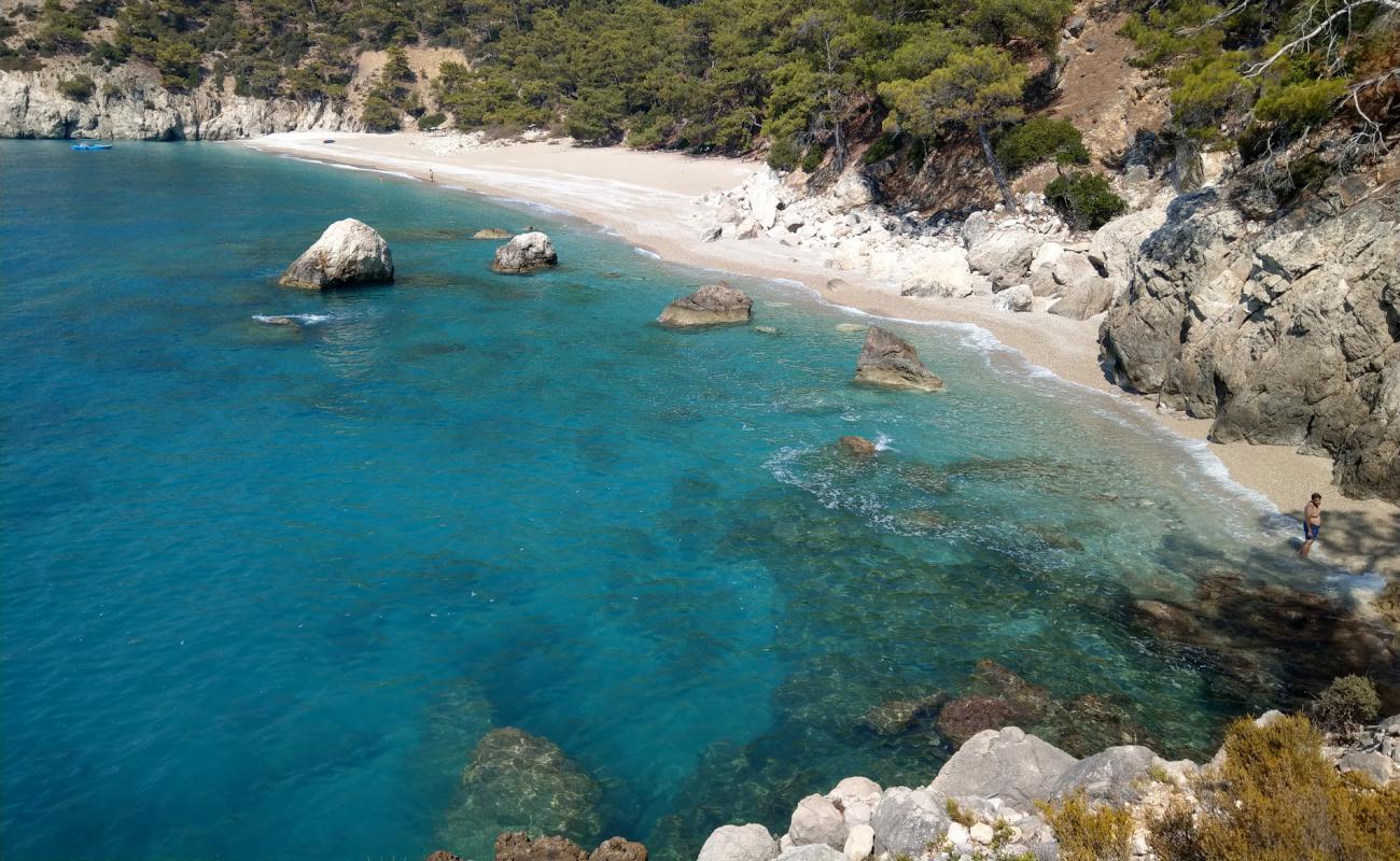 Balartı Plajı'in fotoğrafı çakıl ile kum yüzey ile