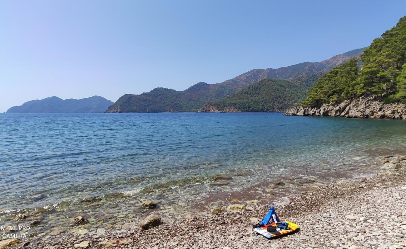 Ekincik beach'in fotoğrafı hafif çakıl yüzey ile