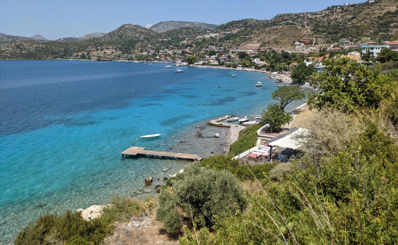 Sogut Limani II'in fotoğrafı kahverengi çakıl yüzey ile