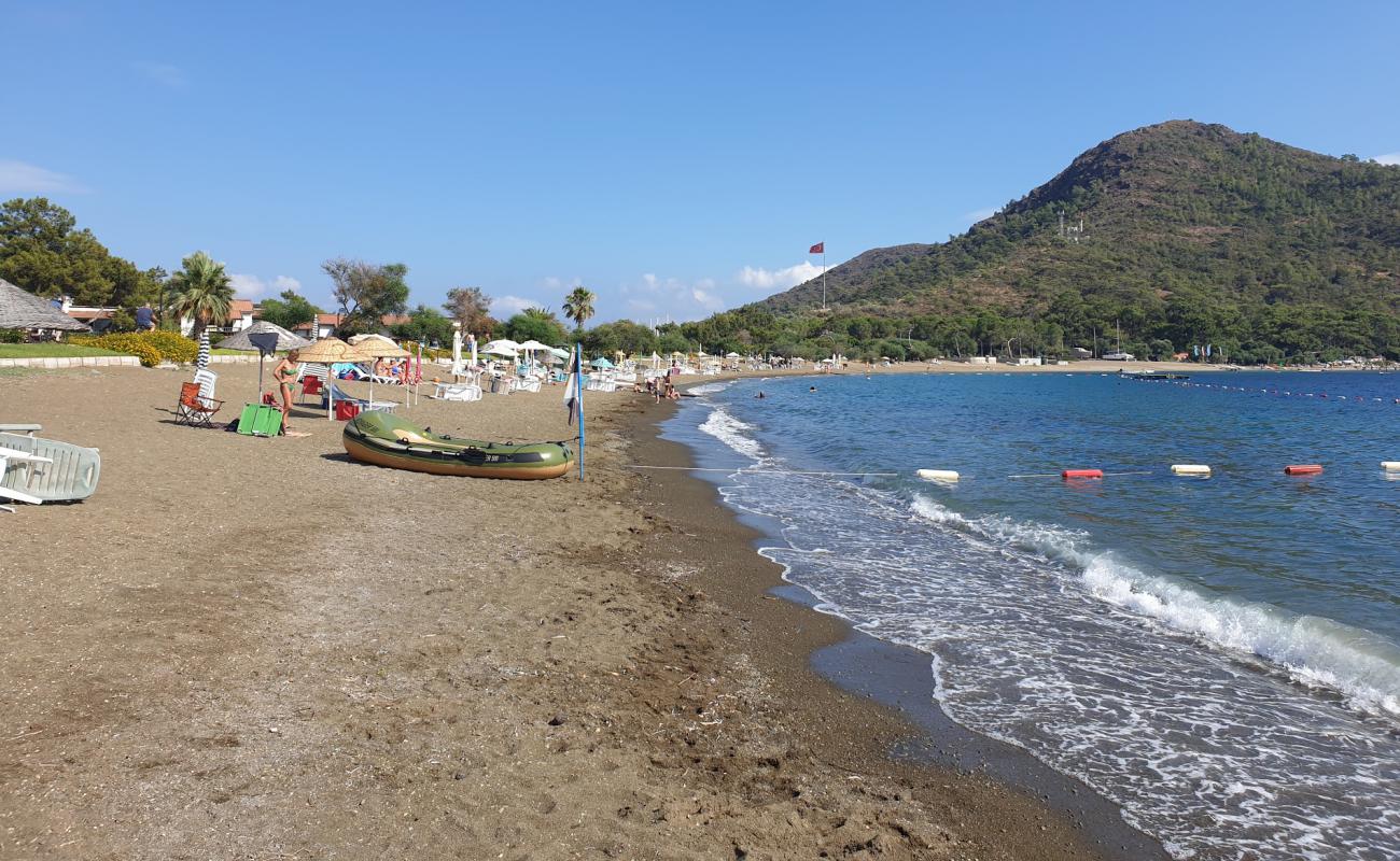 Aktur beach'in fotoğrafı gri kum yüzey ile