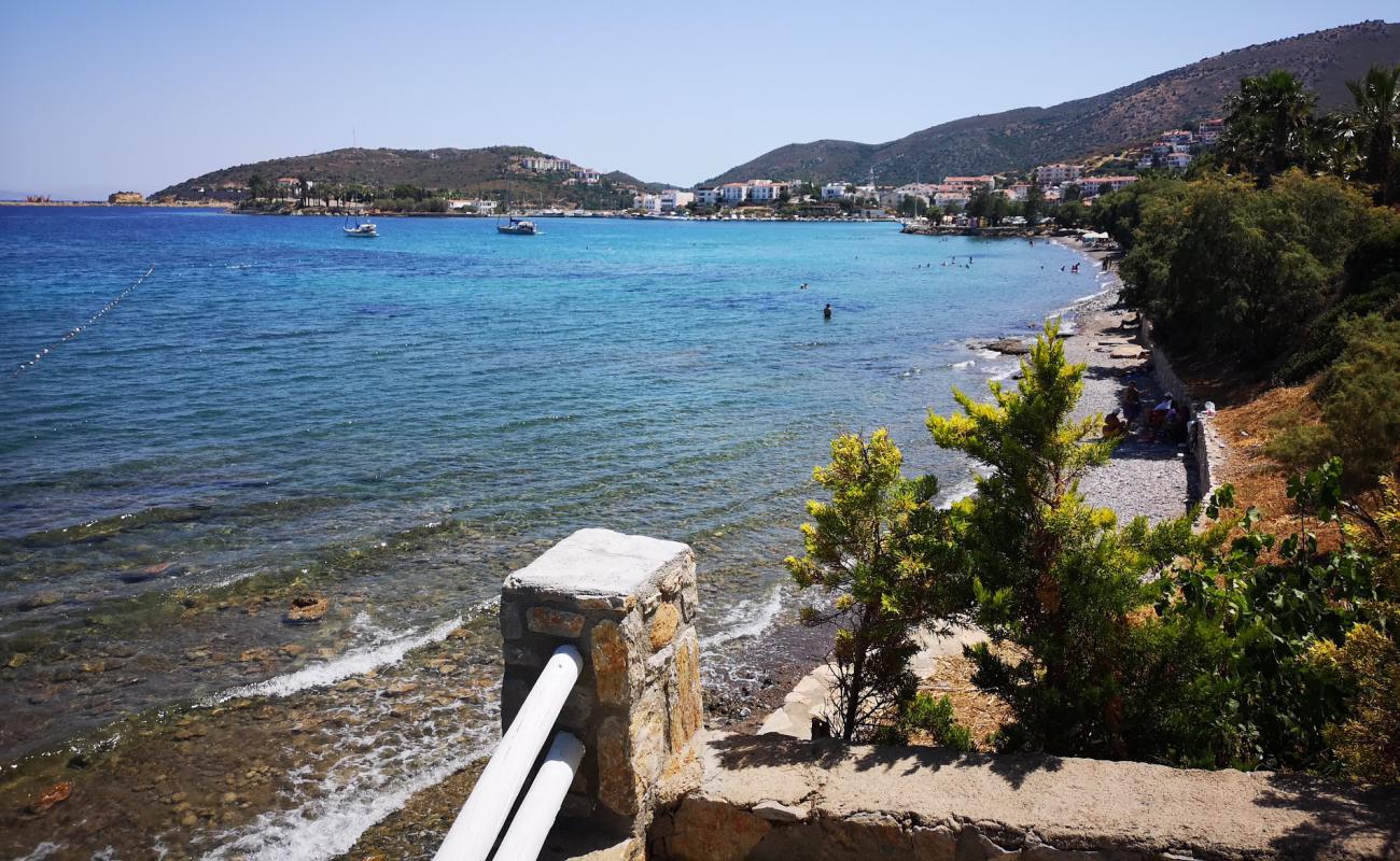 Datça Plajı'in fotoğrafı gri çakıl taşı yüzey ile