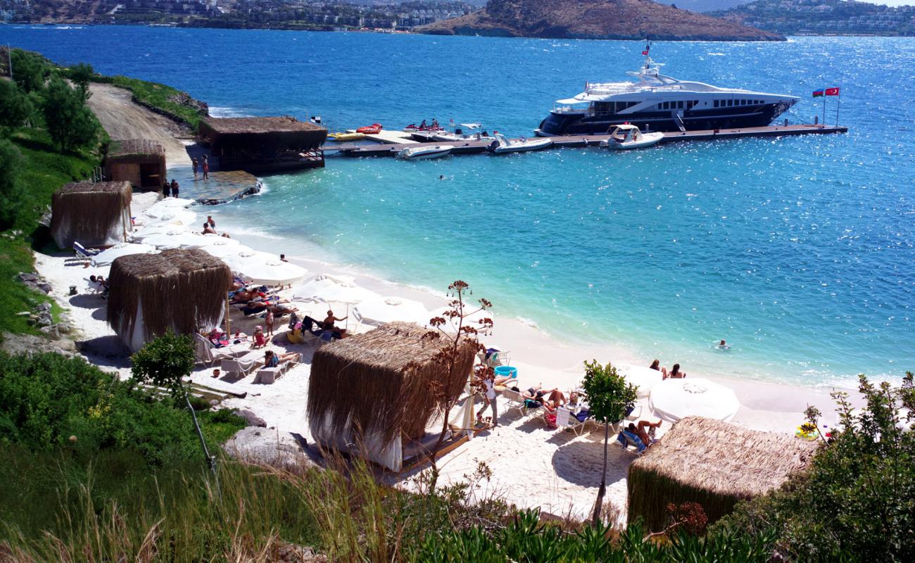 Palmalife Hotel Beach'in fotoğrafı beyaz kum yüzey ile
