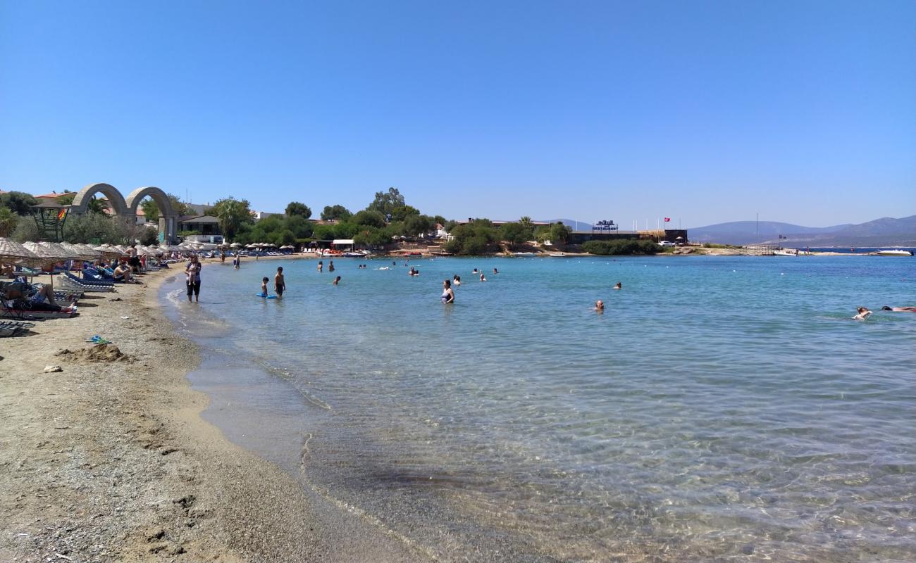 Akkum Plajı'in fotoğrafı açık bej kum yüzey ile