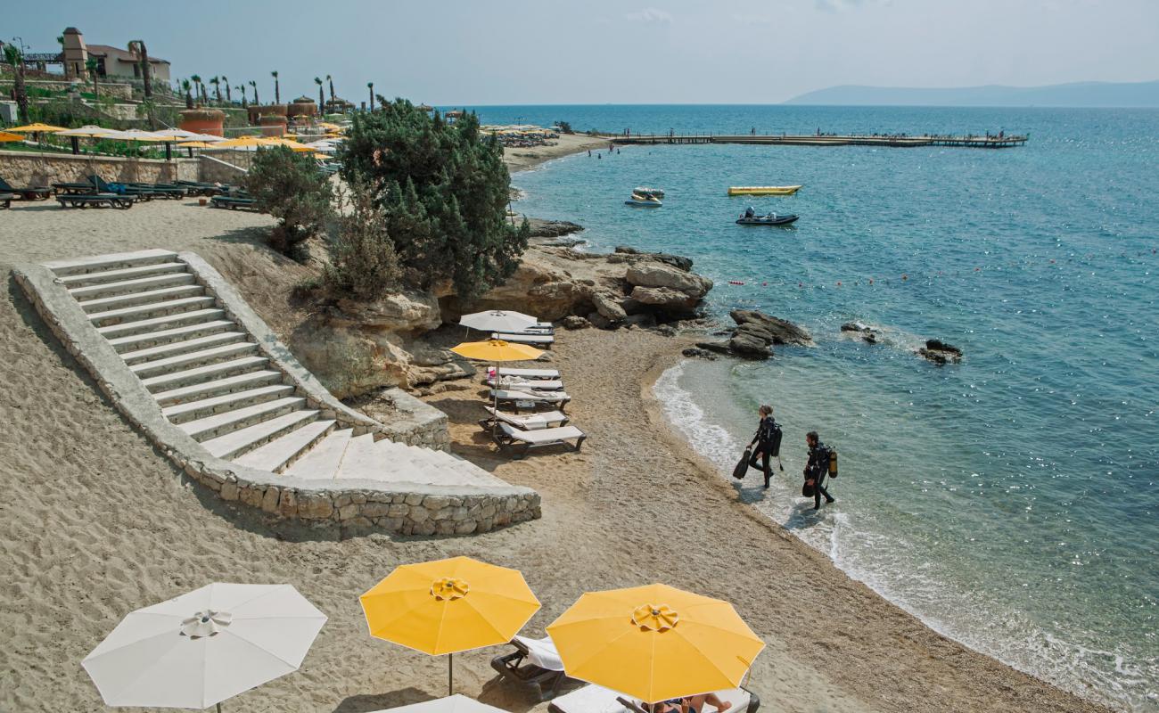 Mukka Beach II'in fotoğrafı bej kum ve kayalar yüzey ile