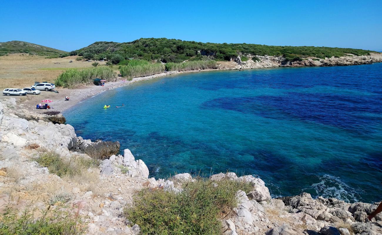 Olcabuk Plajı'in fotoğrafı gri çakıl taşı yüzey ile