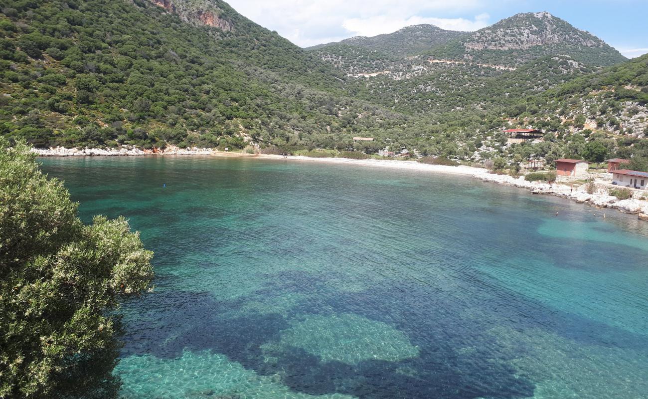 Inonu bay beach II'in fotoğrafı kahverengi çakıl yüzey ile