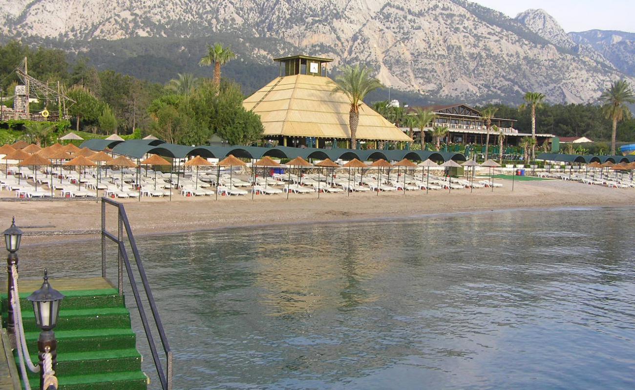 Beldibi hotel beach'in fotoğrafı gri kum ve çakıl yüzey ile