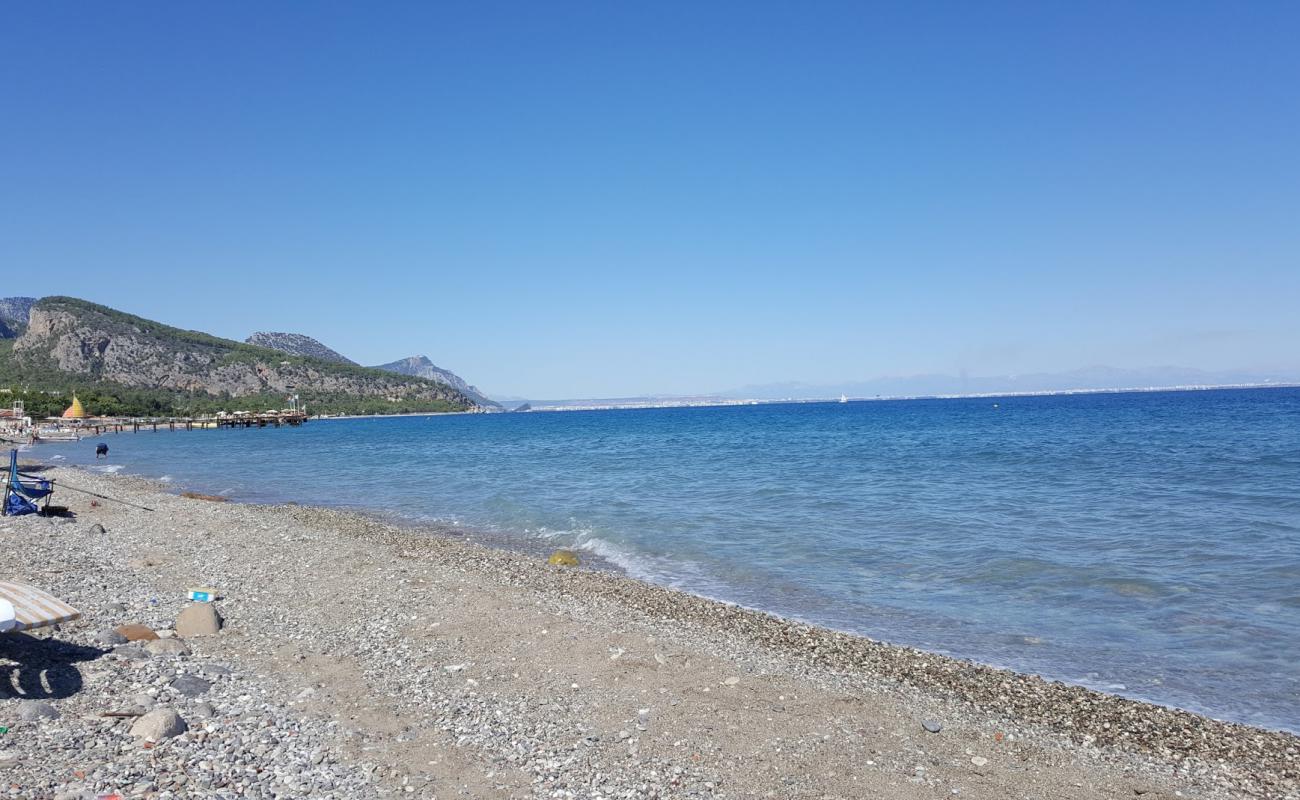 Beldibi beach'in fotoğrafı gri kum ve çakıl yüzey ile