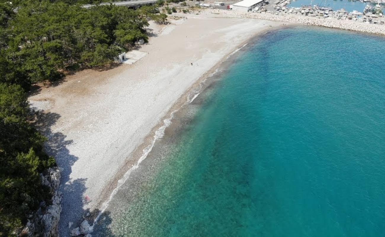 Barınagi Plajı'in fotoğrafı hafif ince çakıl taş yüzey ile