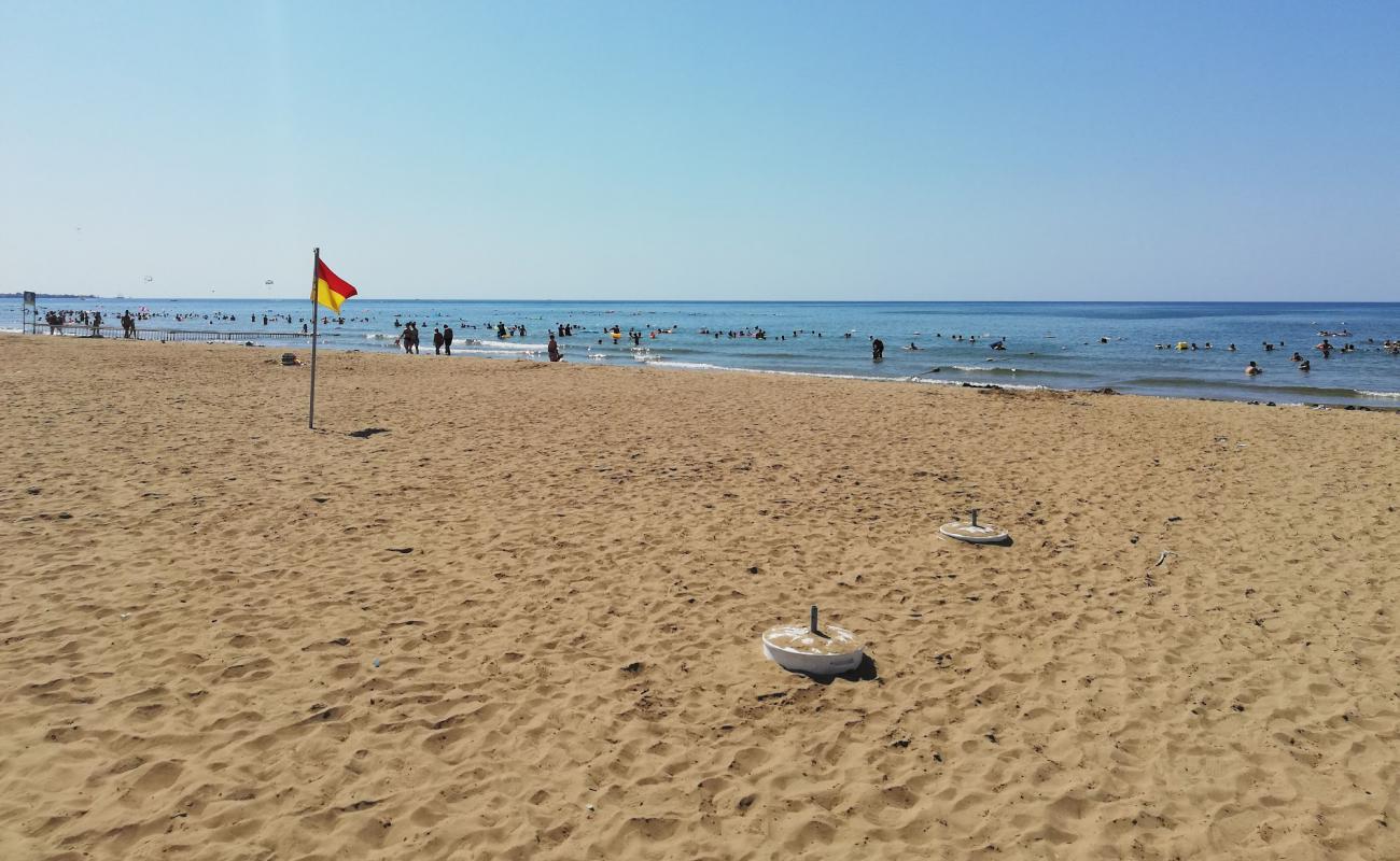 Evrenseki beach'in fotoğrafı i̇nce kahverengi kum yüzey ile