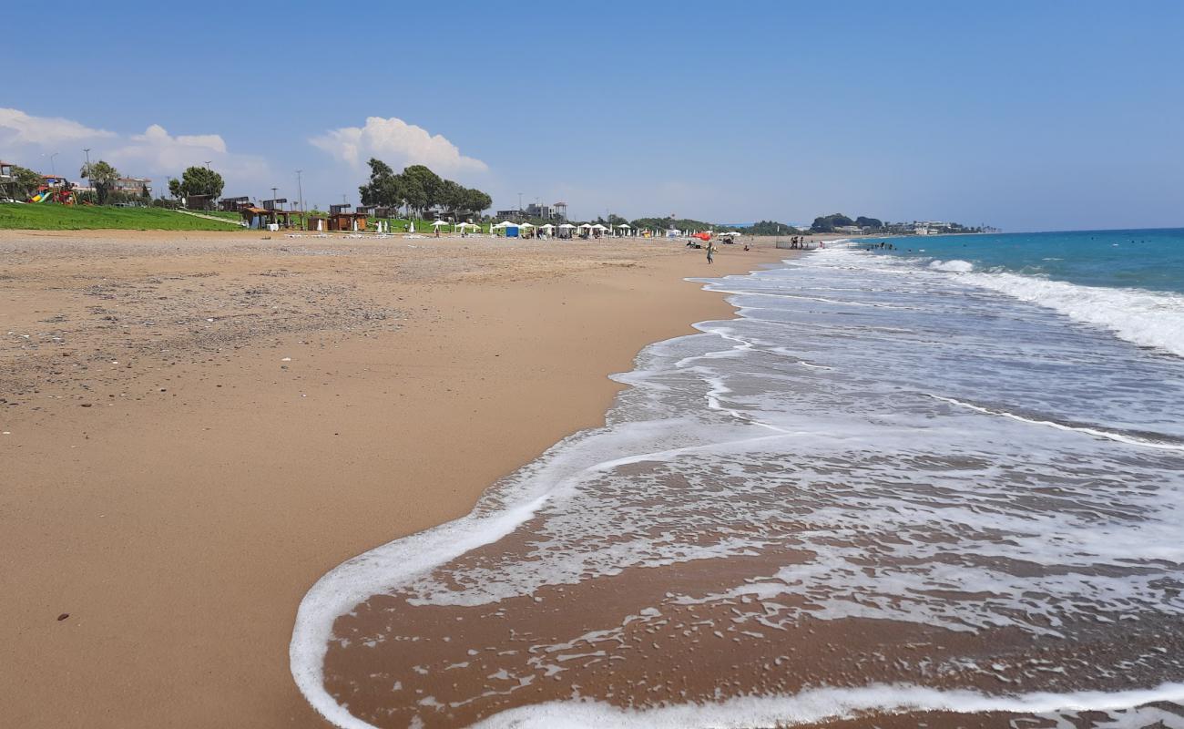 Kızılot Plajı'in fotoğrafı kahverengi kum yüzey ile