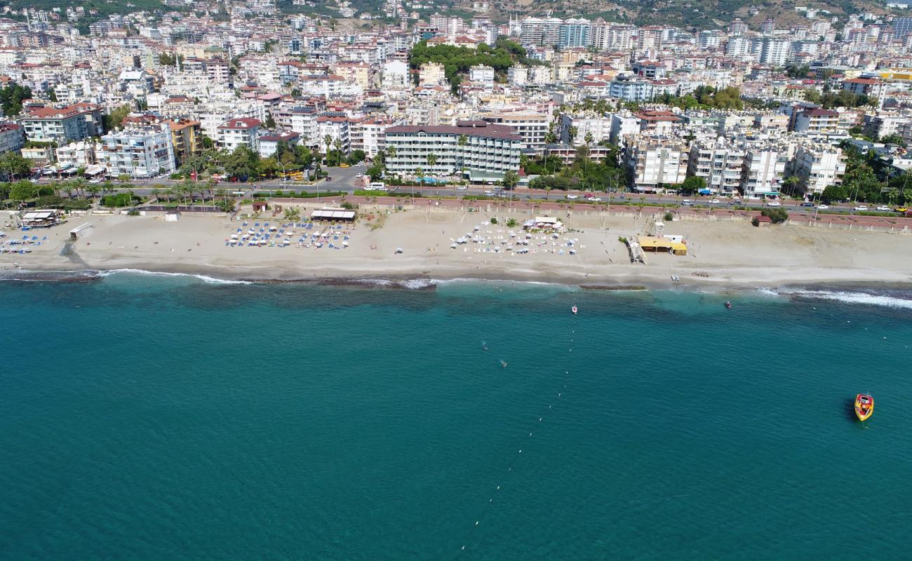 Portakal beach'in fotoğrafı kahverengi kum yüzey ile