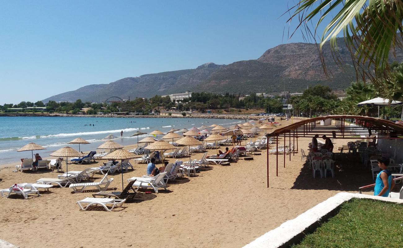 Aydıncık Sahili'in fotoğrafı i̇nce bej kum yüzey ile