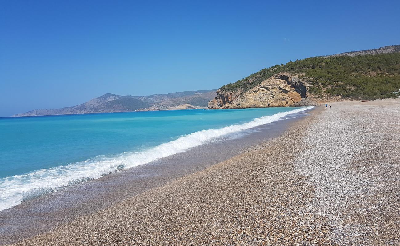 Ulu beach'in fotoğrafı hafif ince çakıl taş yüzey ile